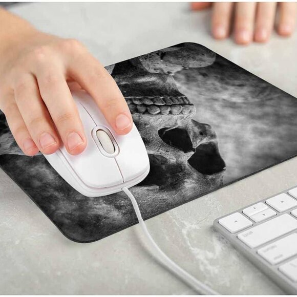 Gaming Mousepad Black Scary Skull,Mouse Pads for Computers Laptop Gaming Office - Picture 5 of 7